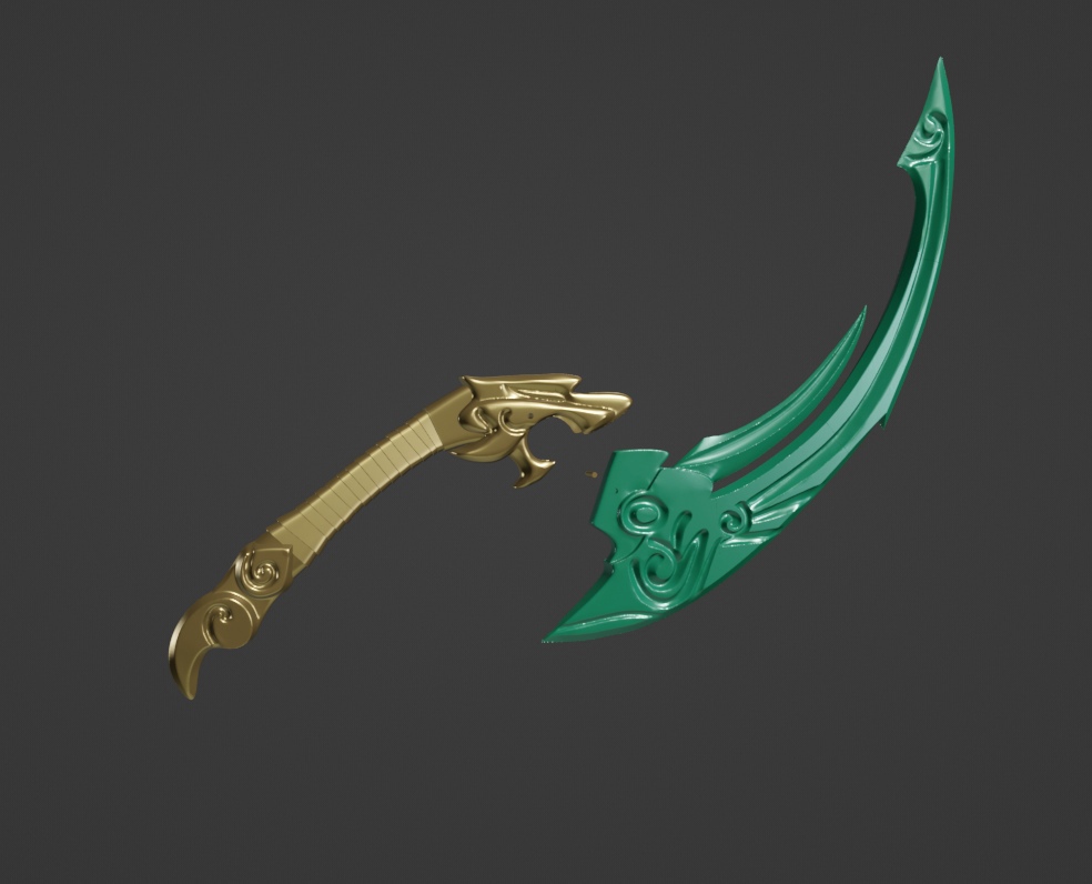 Клинок Дианы (скин Пиротехник) LoL