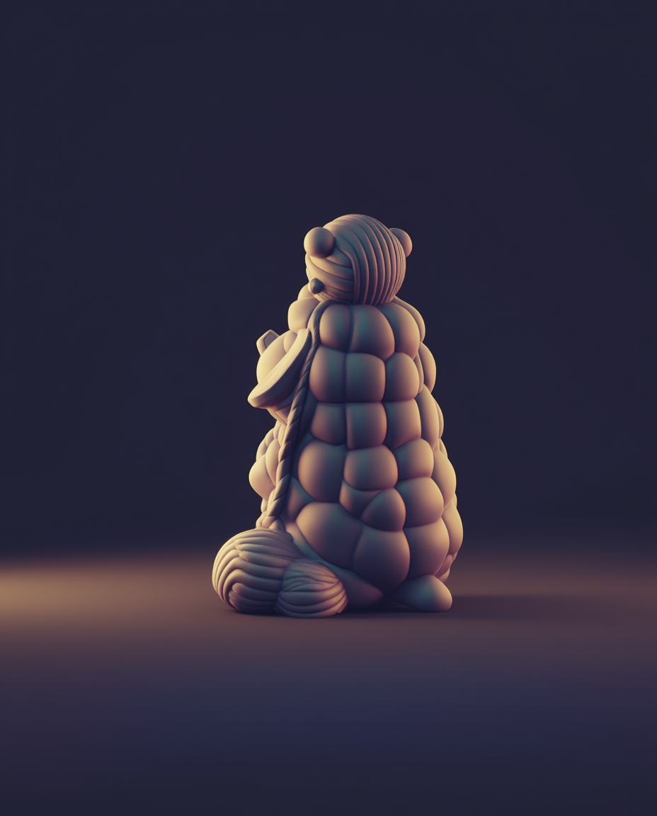 Бабушка-овца из киндер сюрприза