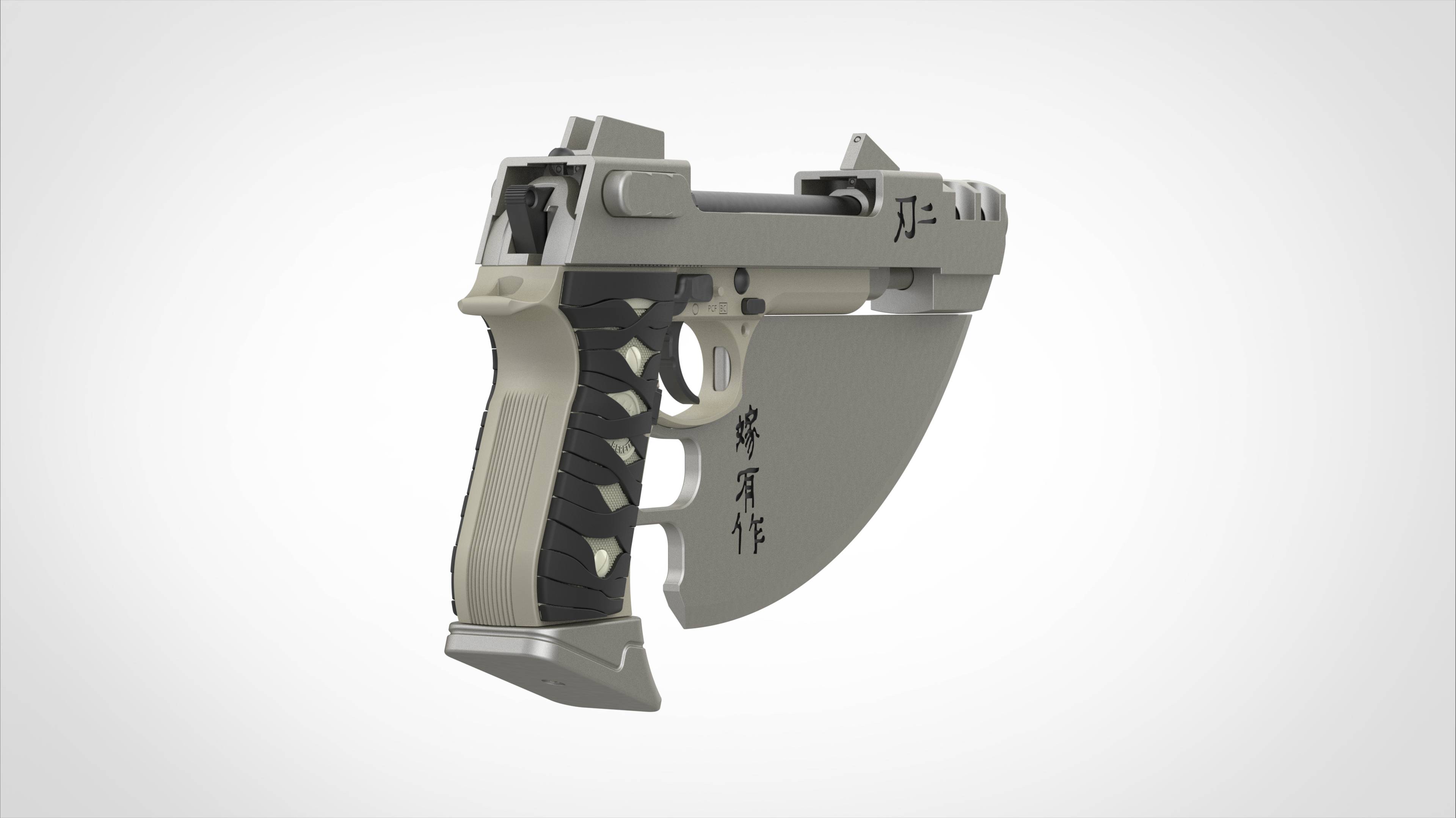 Модифицированный пистолет Beretta 92FS из кинофильма Блейд 2