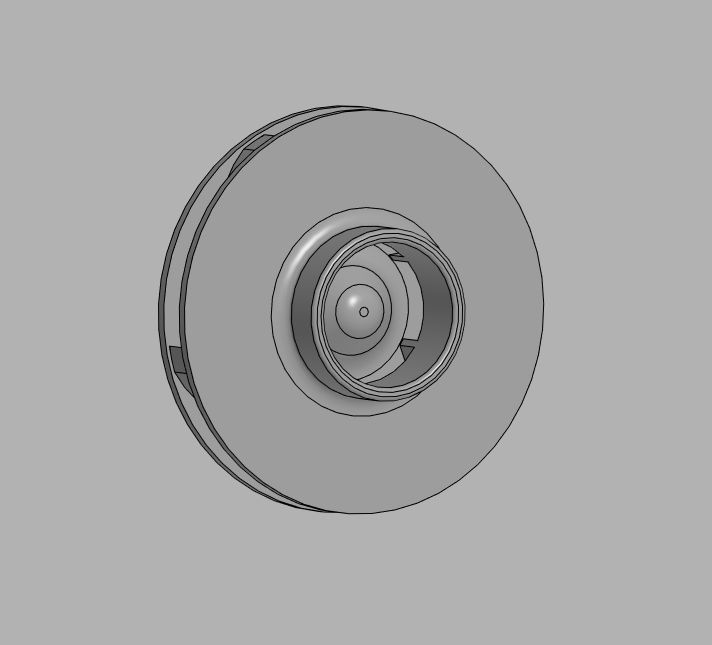 Крыльчатка для насоса бассейна 90мм