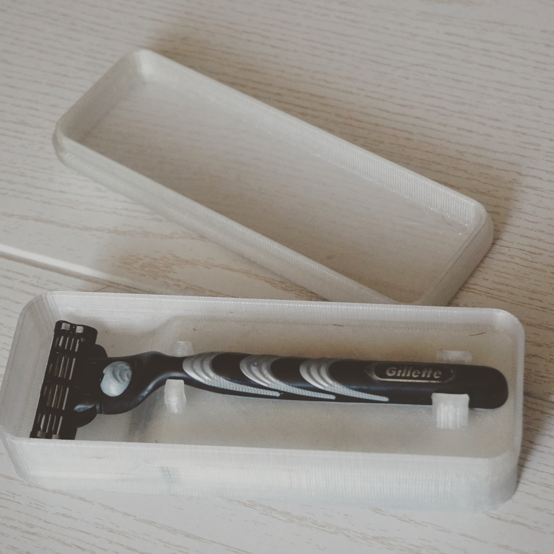 Продажа 3D-модели "Коробка - чехол для бритвенного станка Gillette Mach-3"