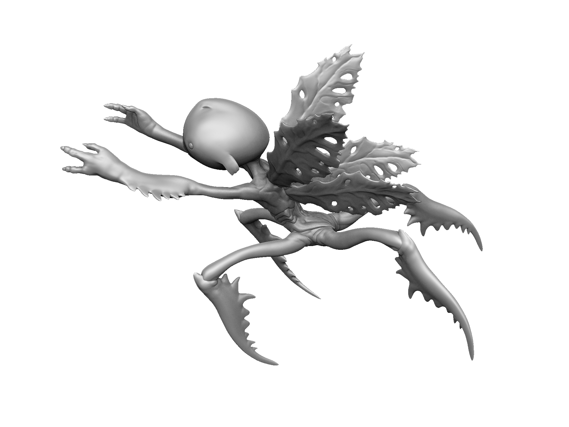 Зубная фея из Хеллбоя 2. Для 3д печати. 6 вариантов STL.