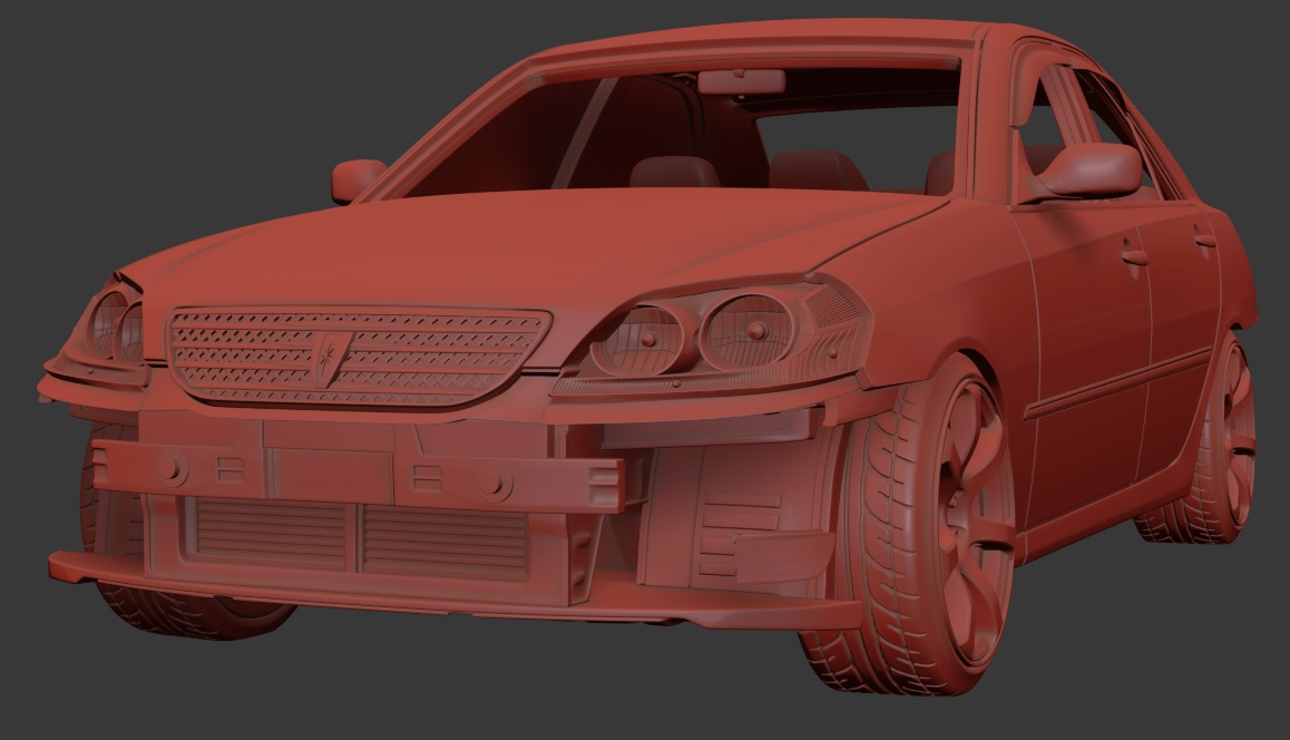 Toyota Mark 2 jzx gx 110 3д модель для печати