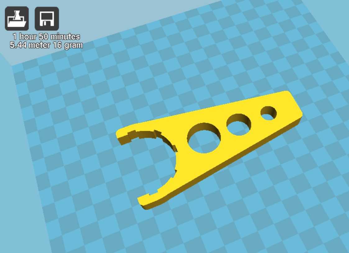 Ключ для компрессионной муфты ПНД 20мм