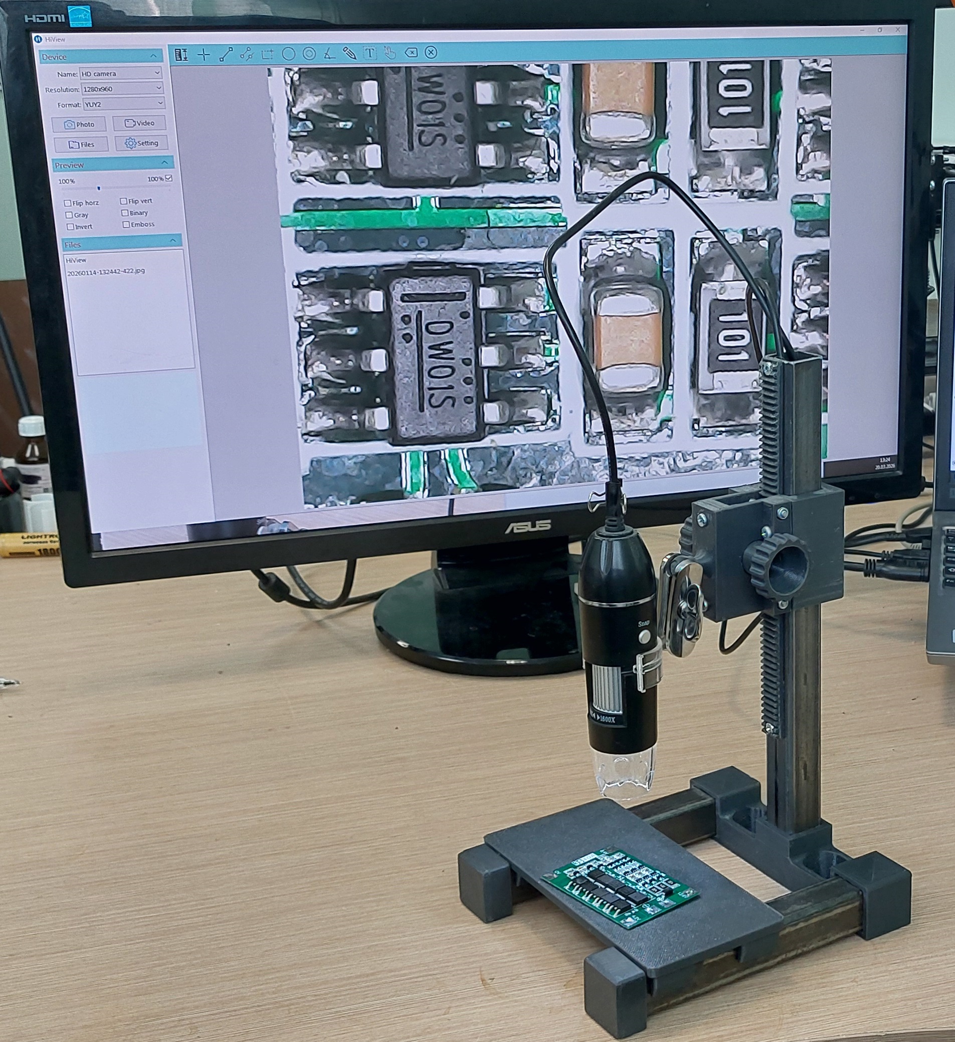 Штатив USB микроскопа