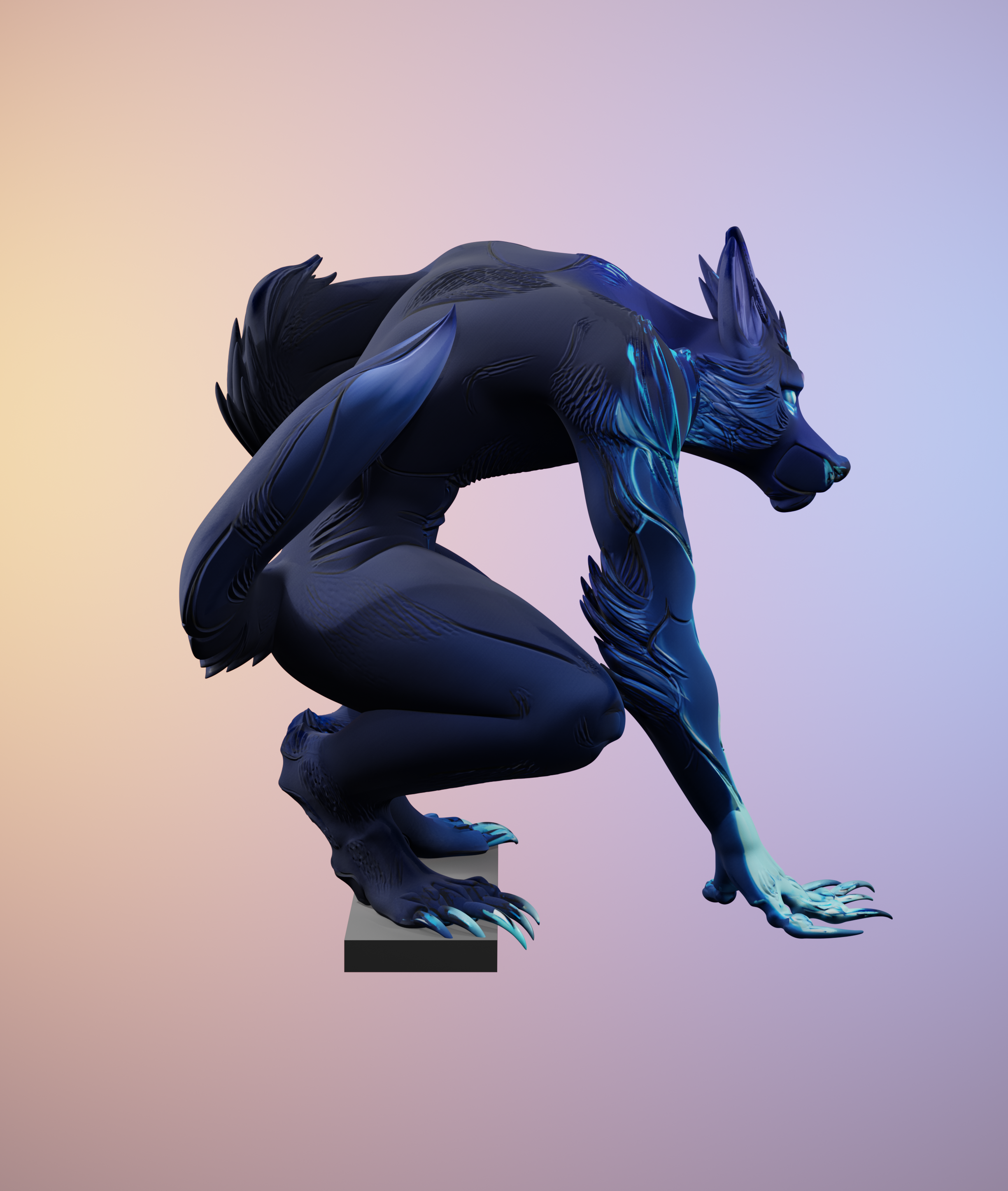 Мистический оборотень: Страж неоновой луны (STL)