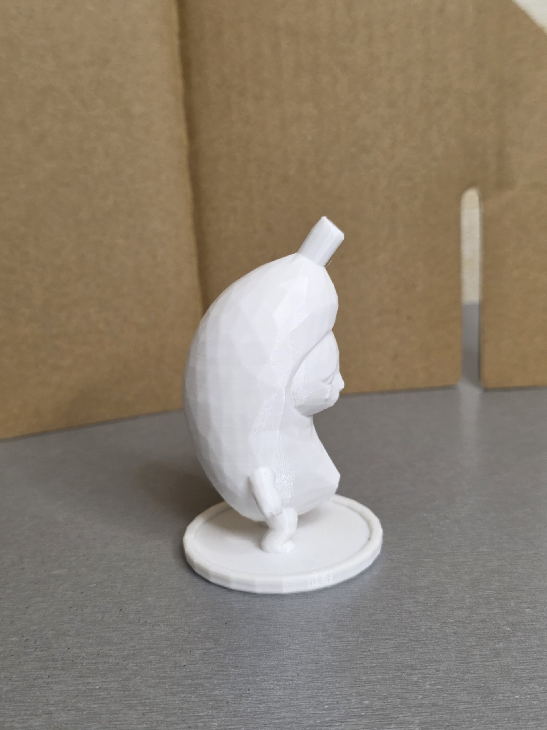 Модель фигурка миниатюра кота-банана из мема для печати