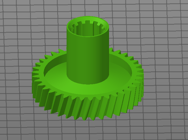Шестерня мясорубки 3д модель