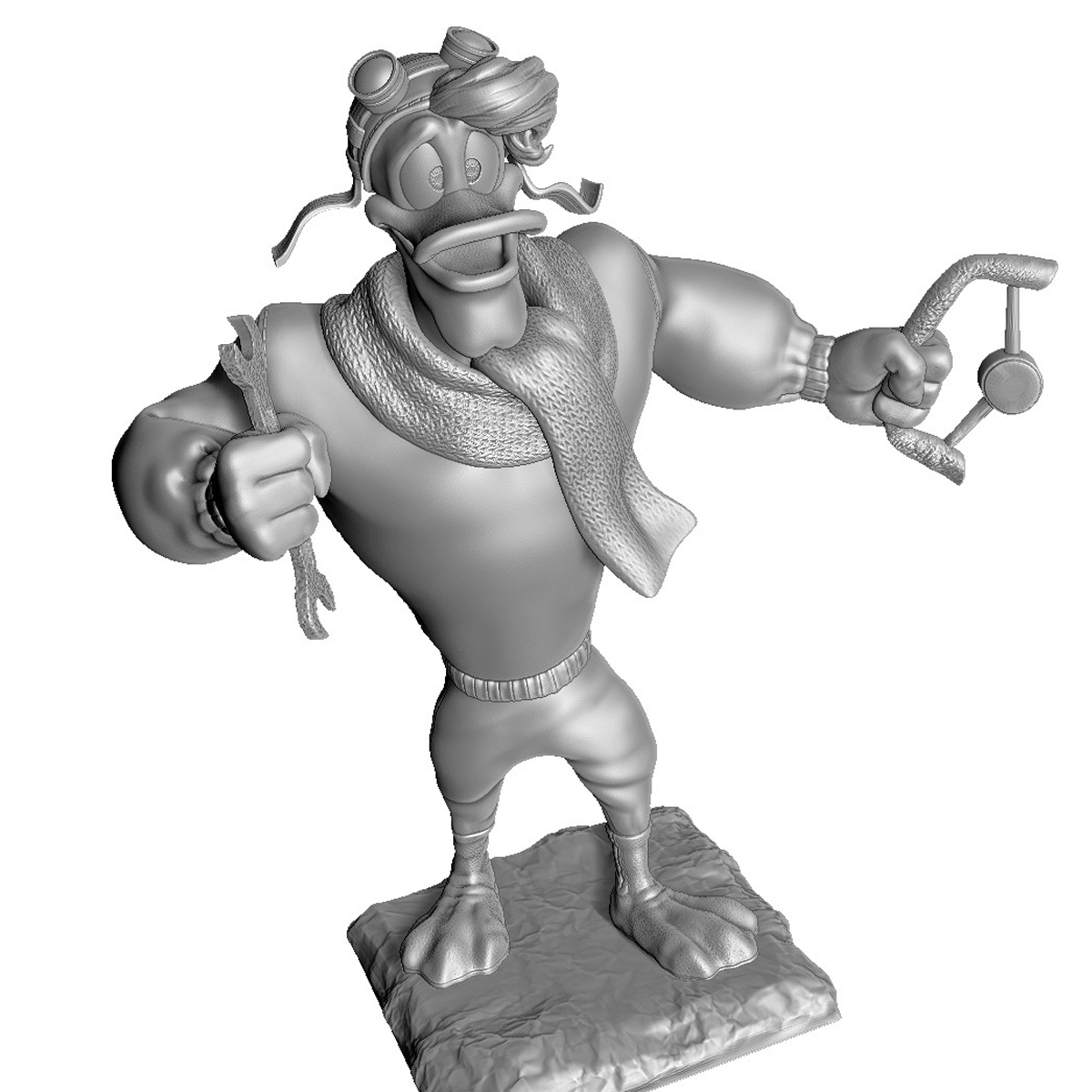 Зигзаг МакКряк. Для 3D печати. STL, ZTL, OBJ.