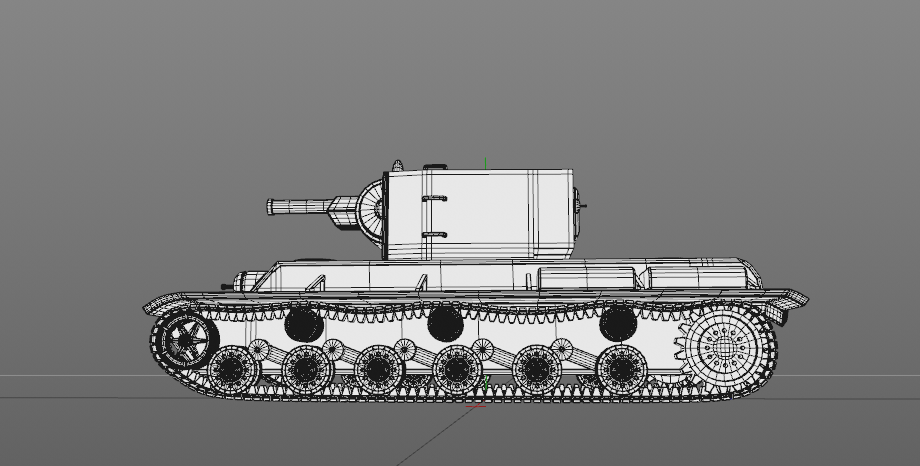 Продажа 3D-модели "КВ-2/KV-2"