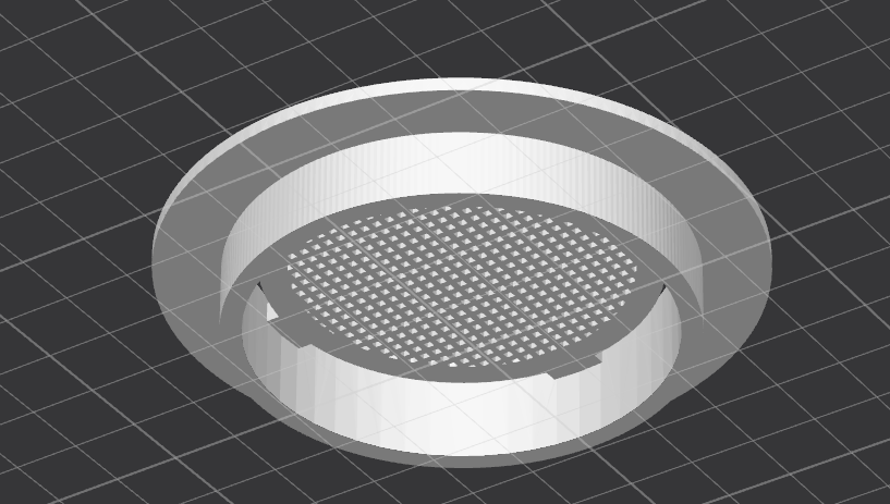 Декор-заглушка вместо Точечного светильника 85*85*15мм
