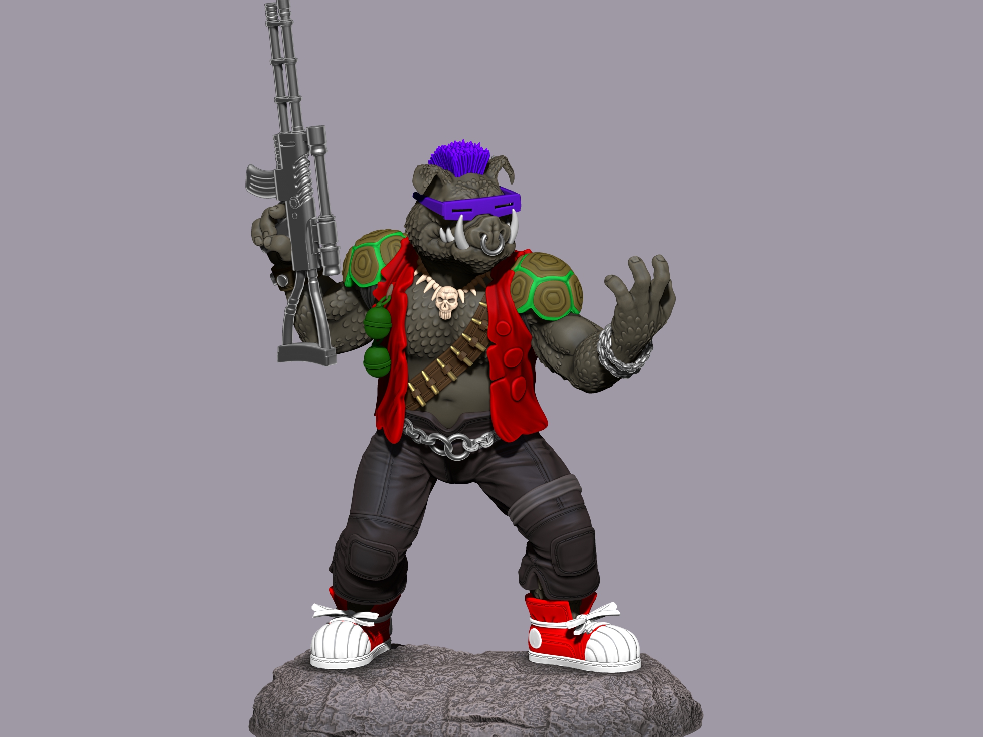 Бибоп TMNT 1987 для 3д печати STL