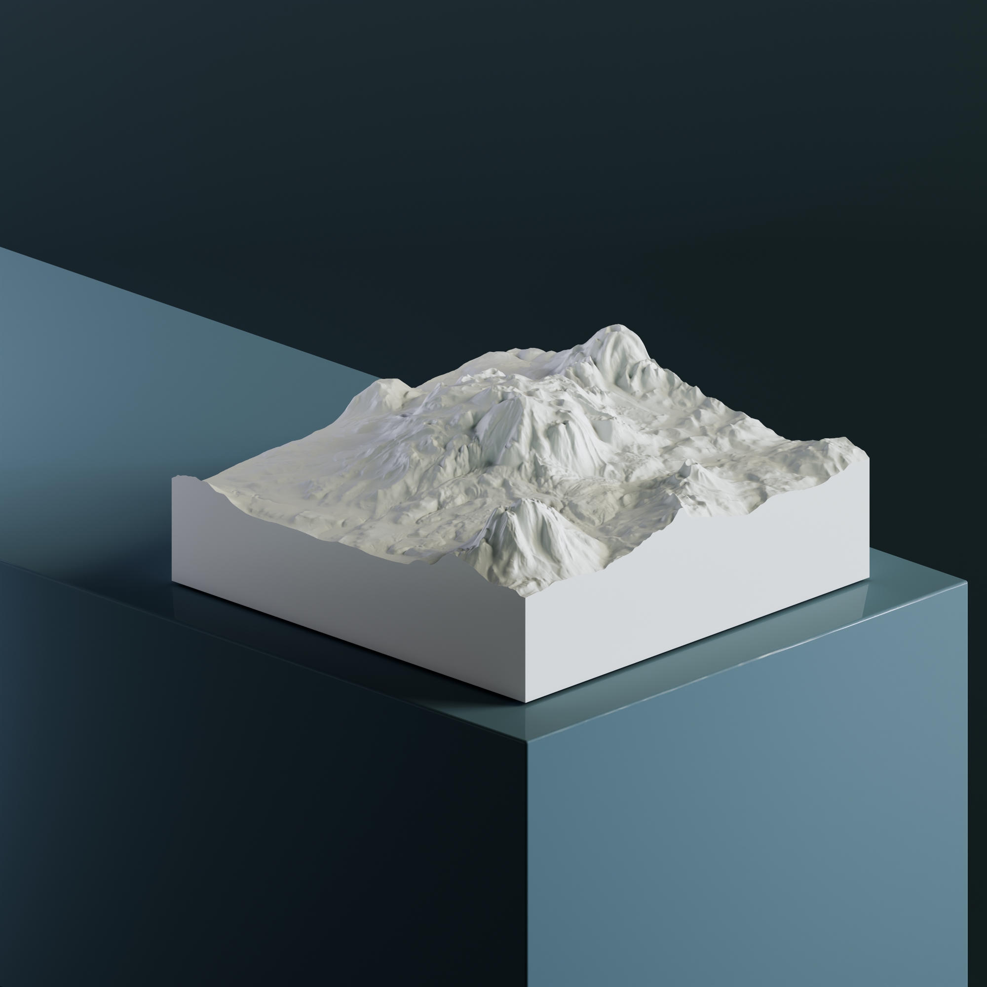 Охос-дель-Саладо 6 893 м 3D-модель, STL для печати
