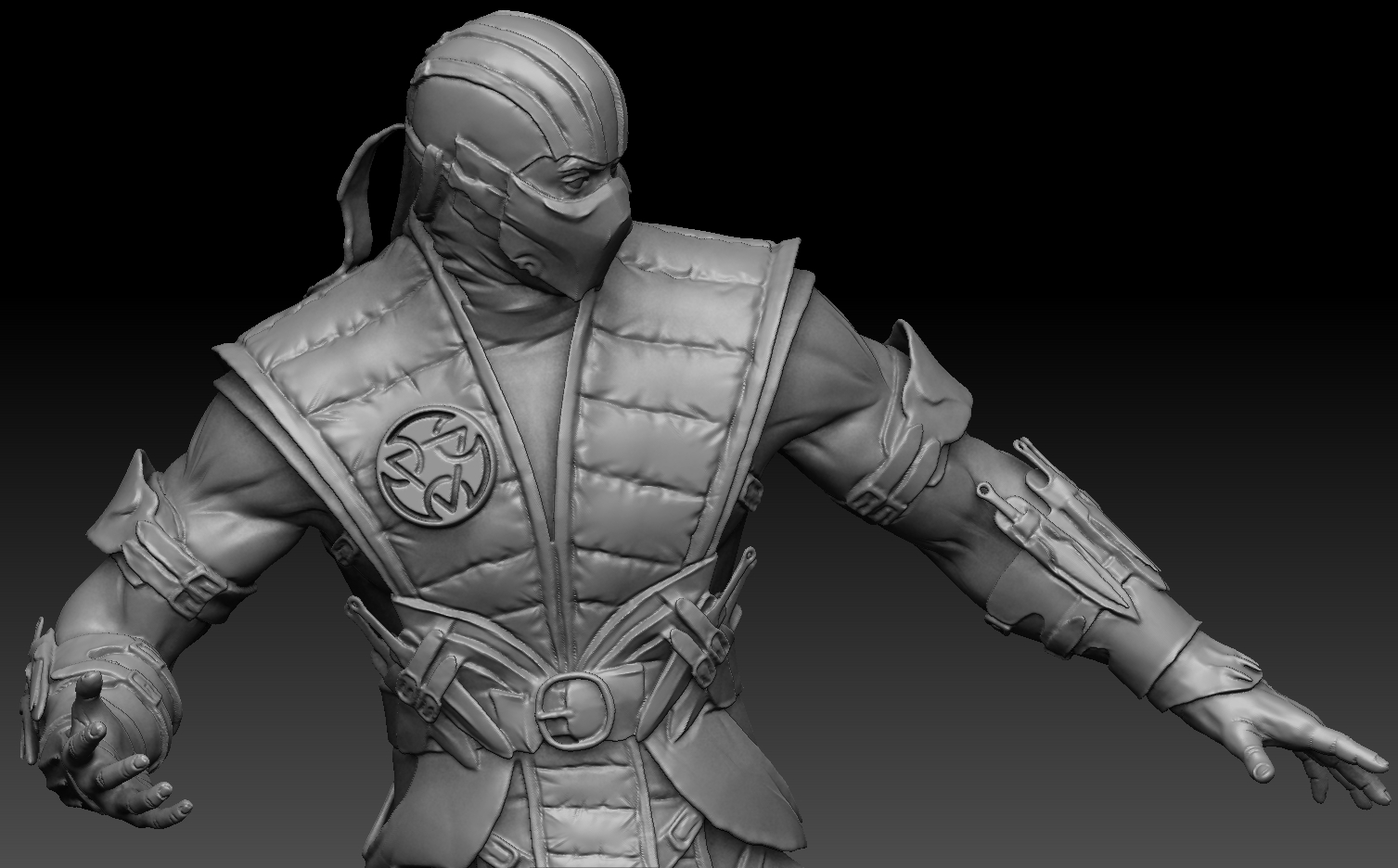 SUB-ZERO MKX VS SCORPION MK9 FOR 3D PRINT