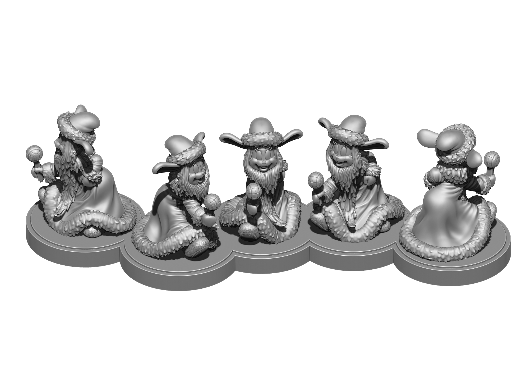 Ну, Дед Мороз, погоди! для 3д печати STL.