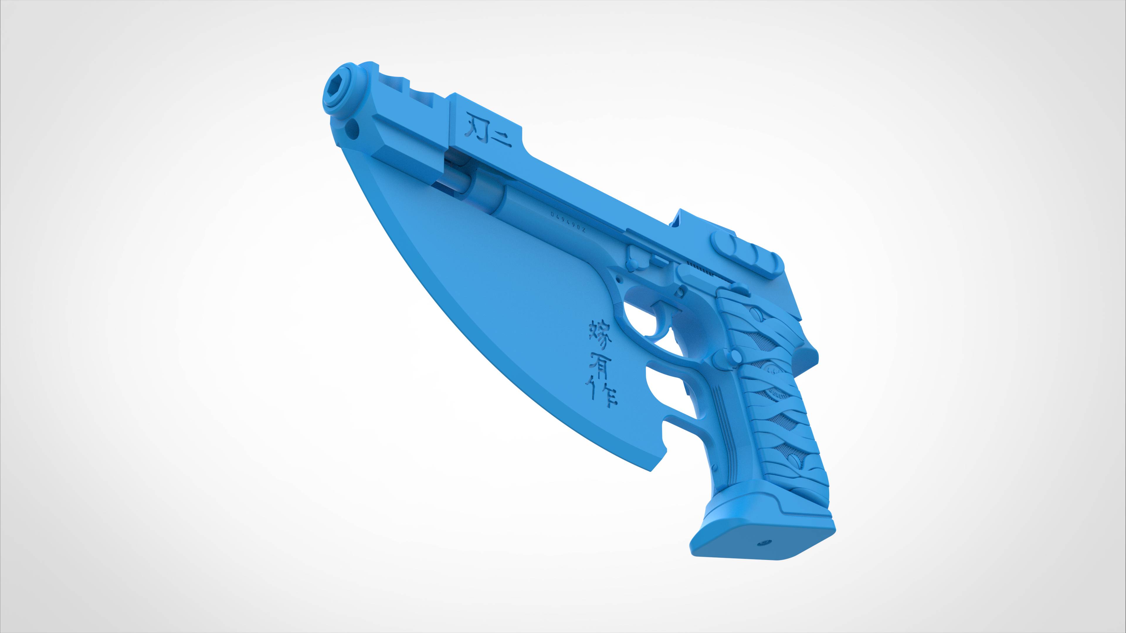 Модифицированный пистолет Beretta 92FS из кинофильма Блейд 2