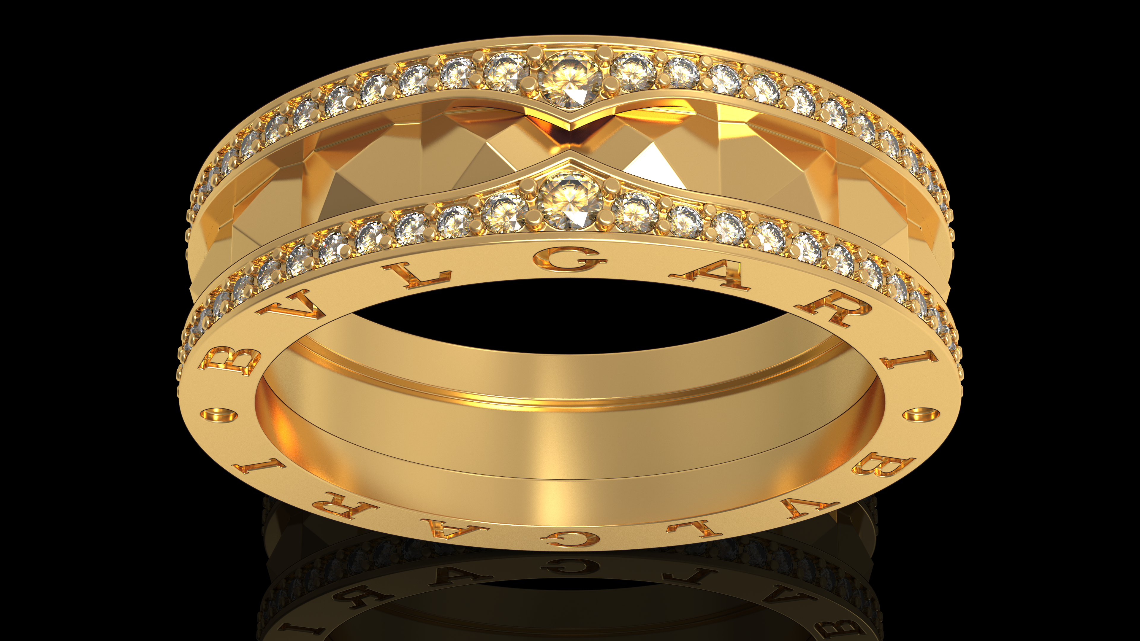 Кольцо Bvlgari BZero1 Rock 1