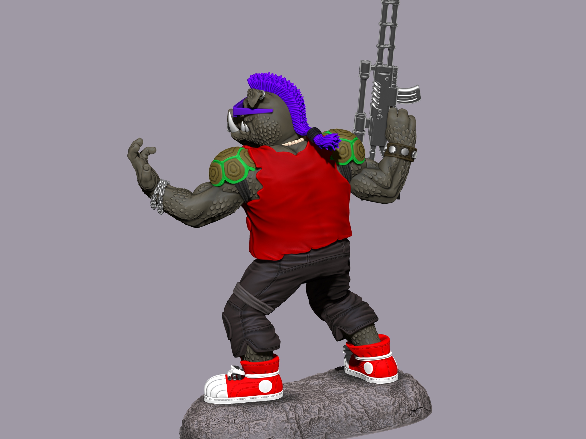 Бибоп TMNT 1987 для 3д печати STL