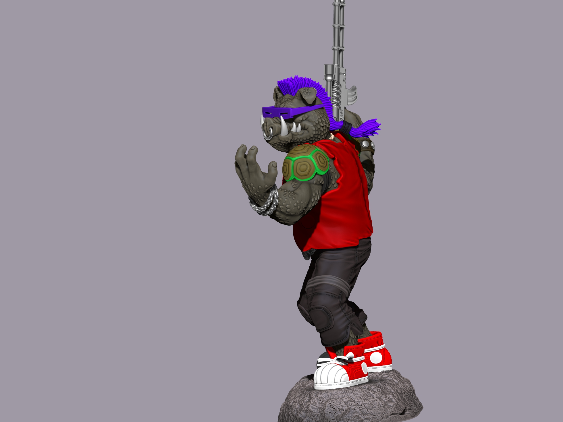 Бибоп TMNT 1987 для 3д печати STL