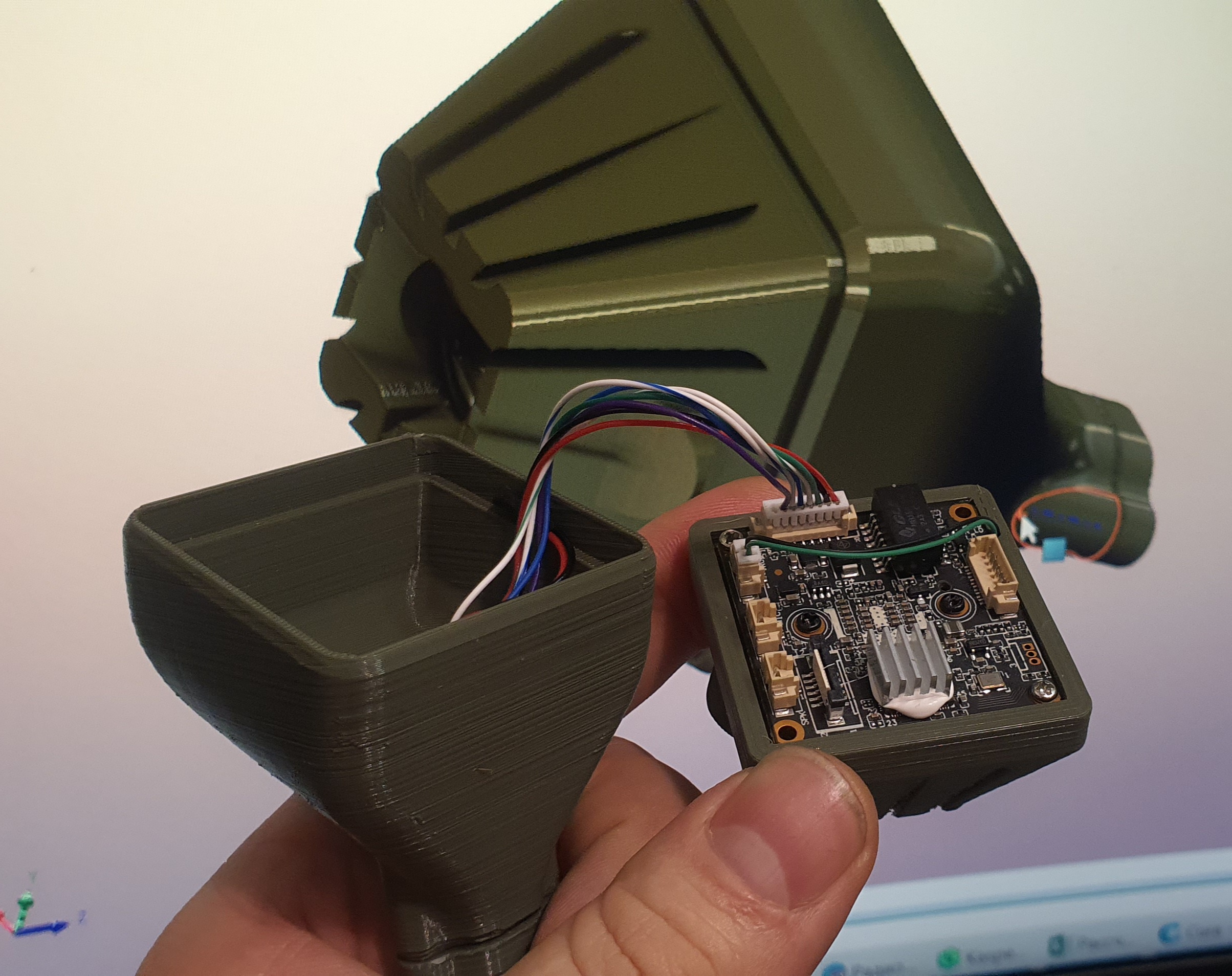 Корпус бокс модуля IP-камера видеонаблюдения  уличная Sony POE / 12V