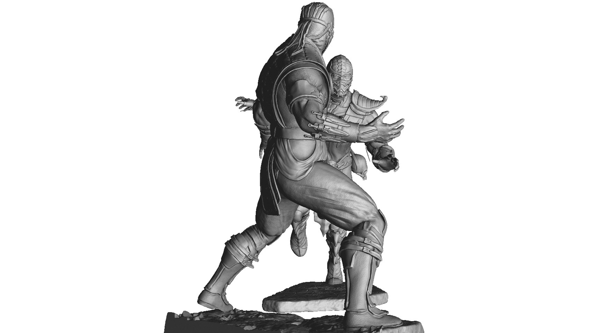 SUB-ZERO MKX VS SCORPION MK9 FOR 3D PRINT