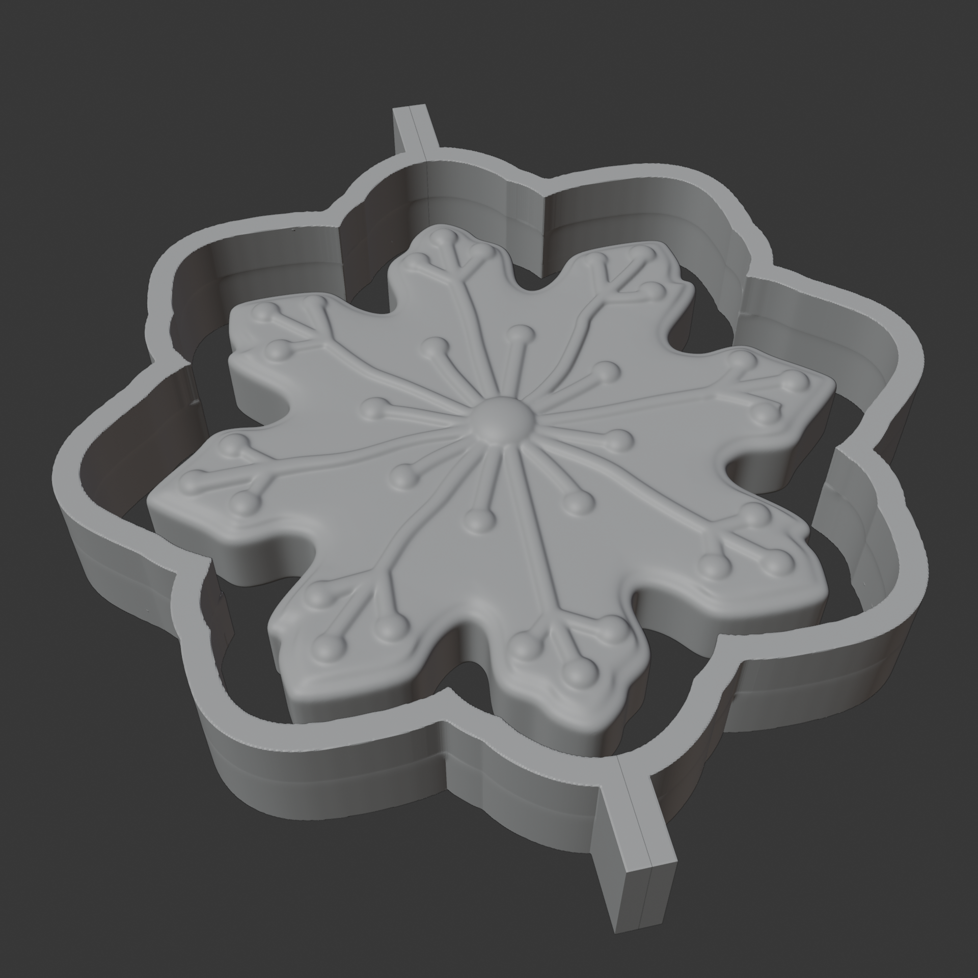 3D модели вырубок для печенья с тиснением