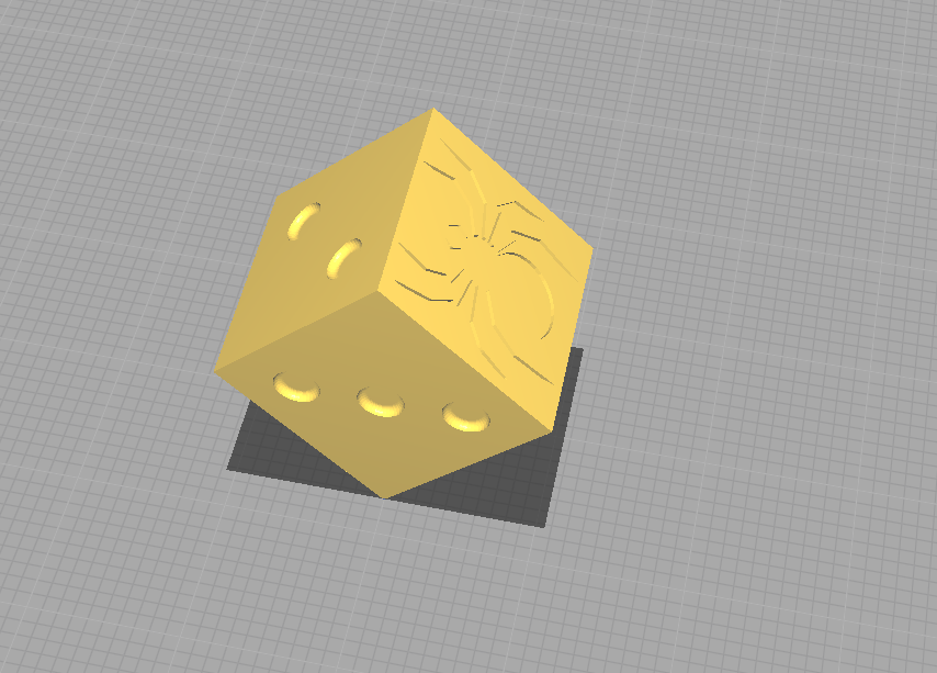 Игральные кости зары с пауком