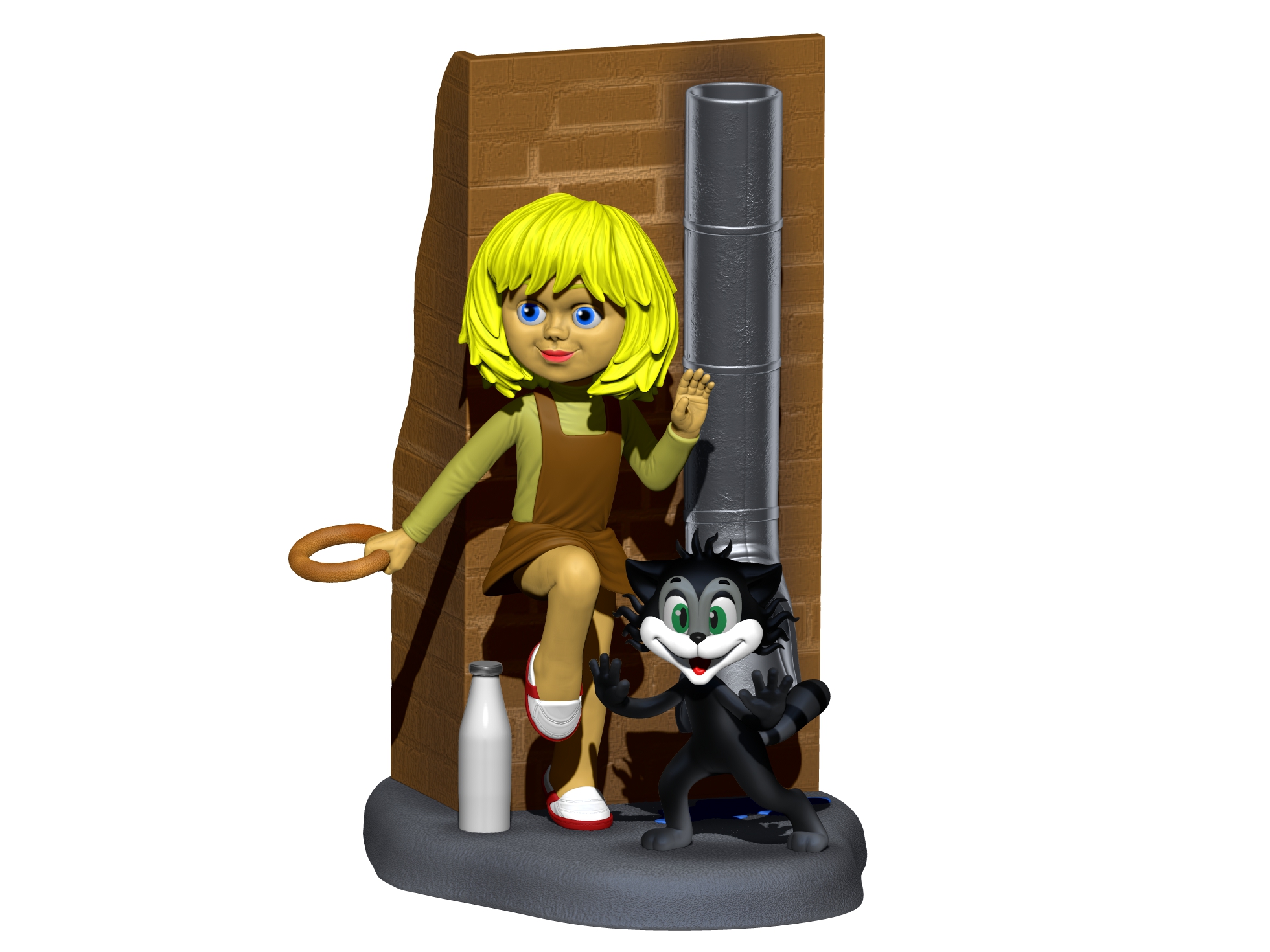 Чучело-Мяучело 1982 для 3д печати STL