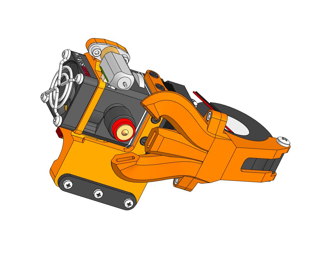 Кронштейн для экструдера  BIQU H2 V2S Revo