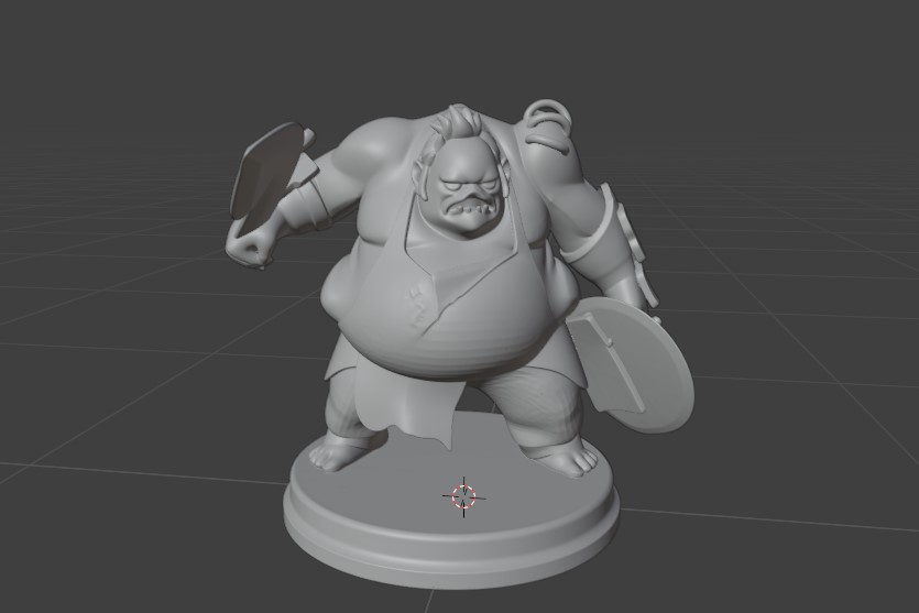 Pudge (Dota 2) - Stylized 3D Printable Miniature