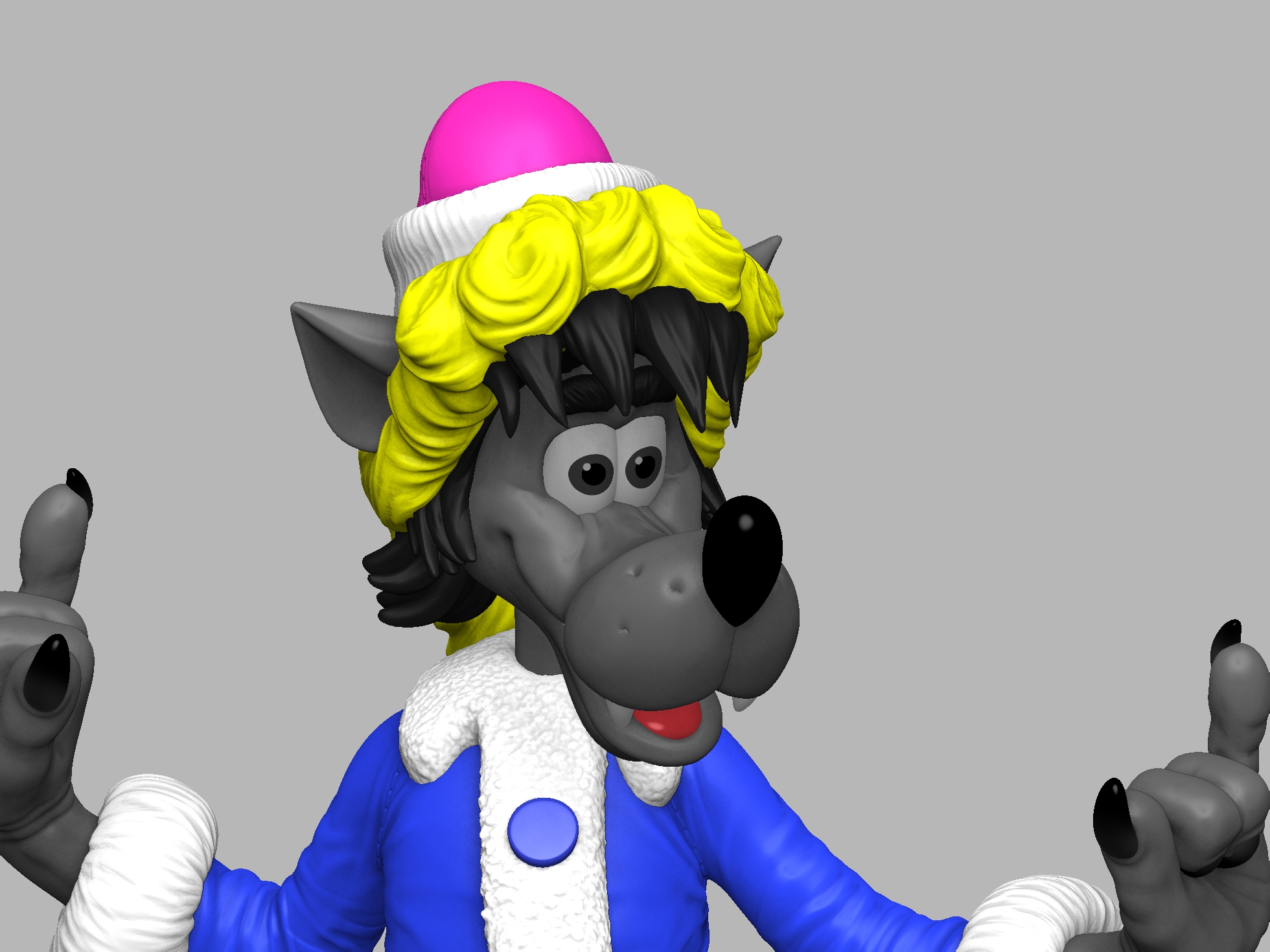 Ну, Дед Мороз, погоди! для 3д печати STL.