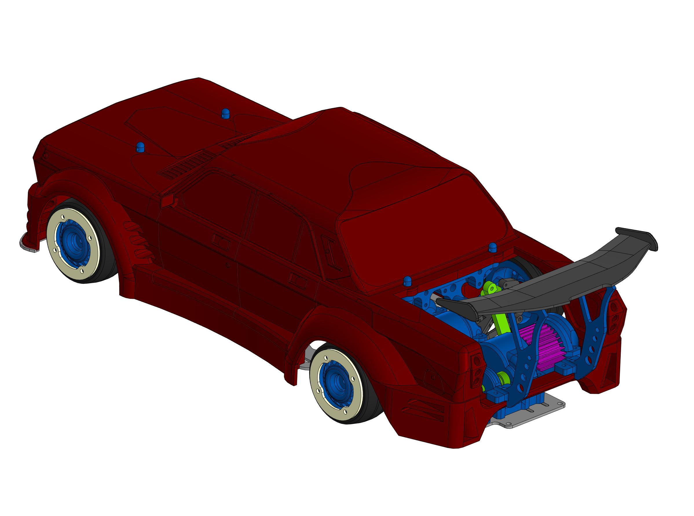 Проект: ГАЗ-24 «Дрифт» (1:16) на базе Remo Hobby Smax v2
