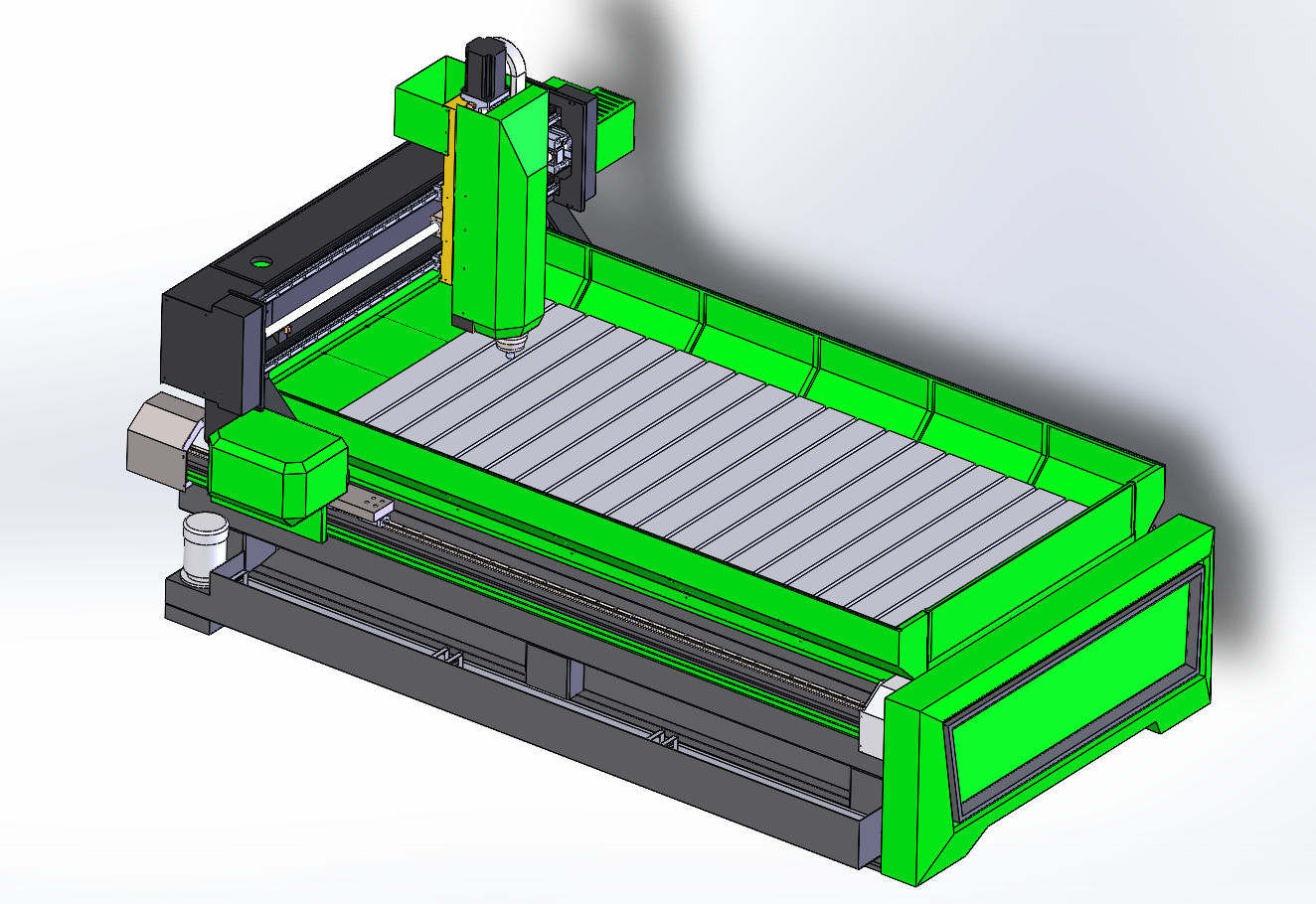 3D модель 7 штук фрезерного станка с чпу 1325 - фрезерный станок с чпу 1325