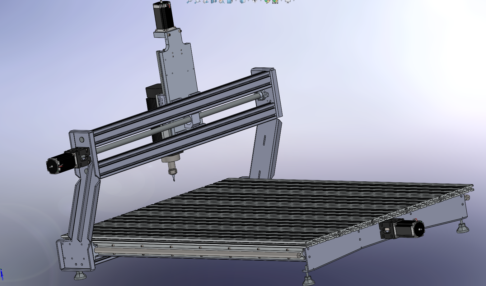 3D модель фрезерного станка с чпу - фрезерный станок с чпу №14