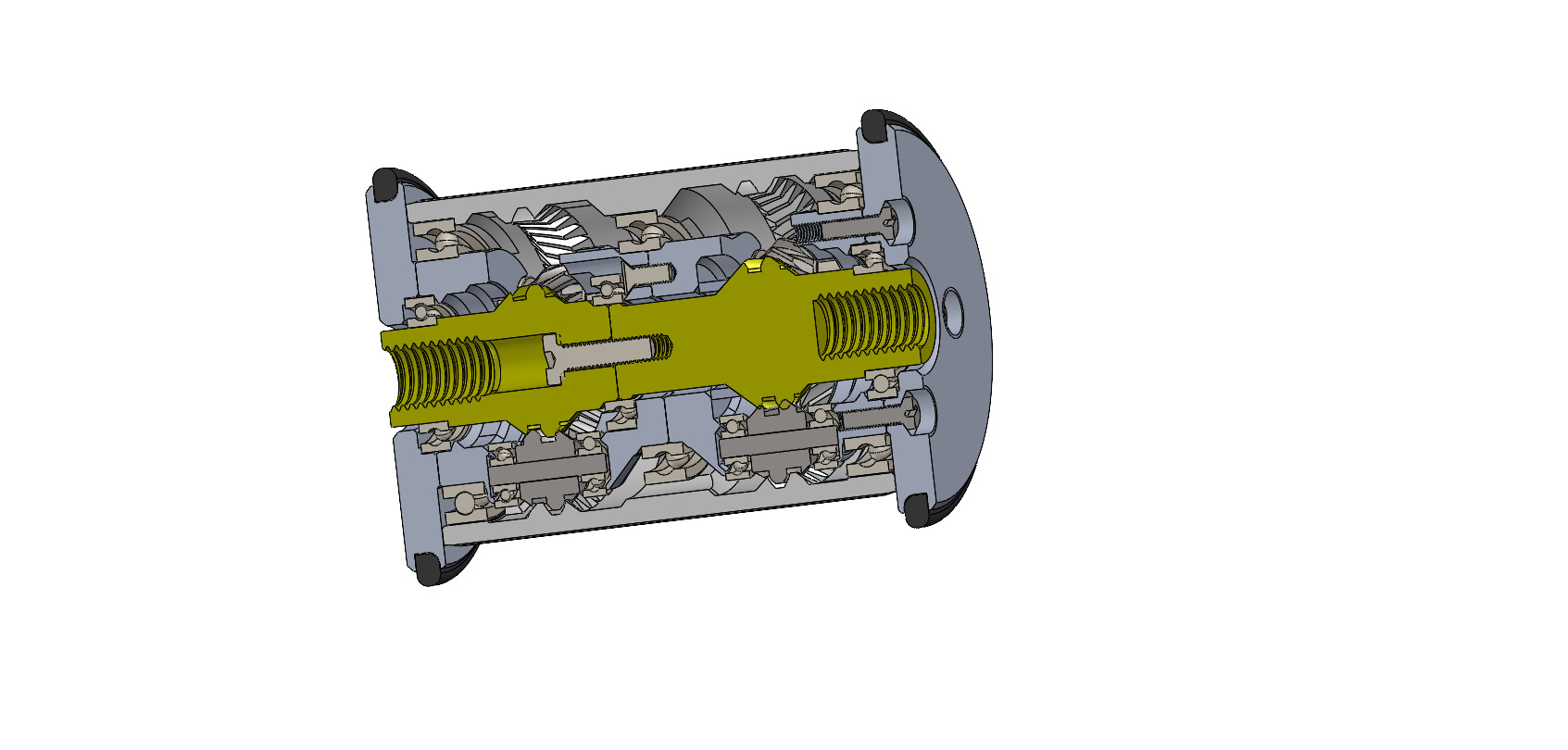 Роликовая точилка с планетарным редуктором и передаточным отношением 1:3