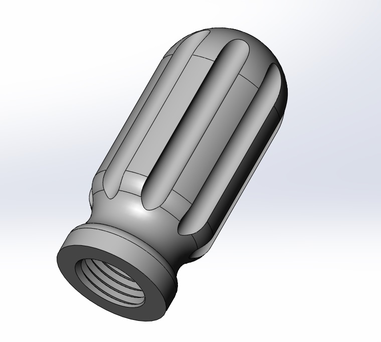 Ручка для надфиля из кабельного ввода PG7 , М12