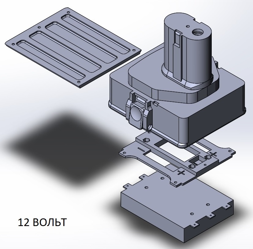 Корпус АКБ makita, переделка на Li-ion без сварки