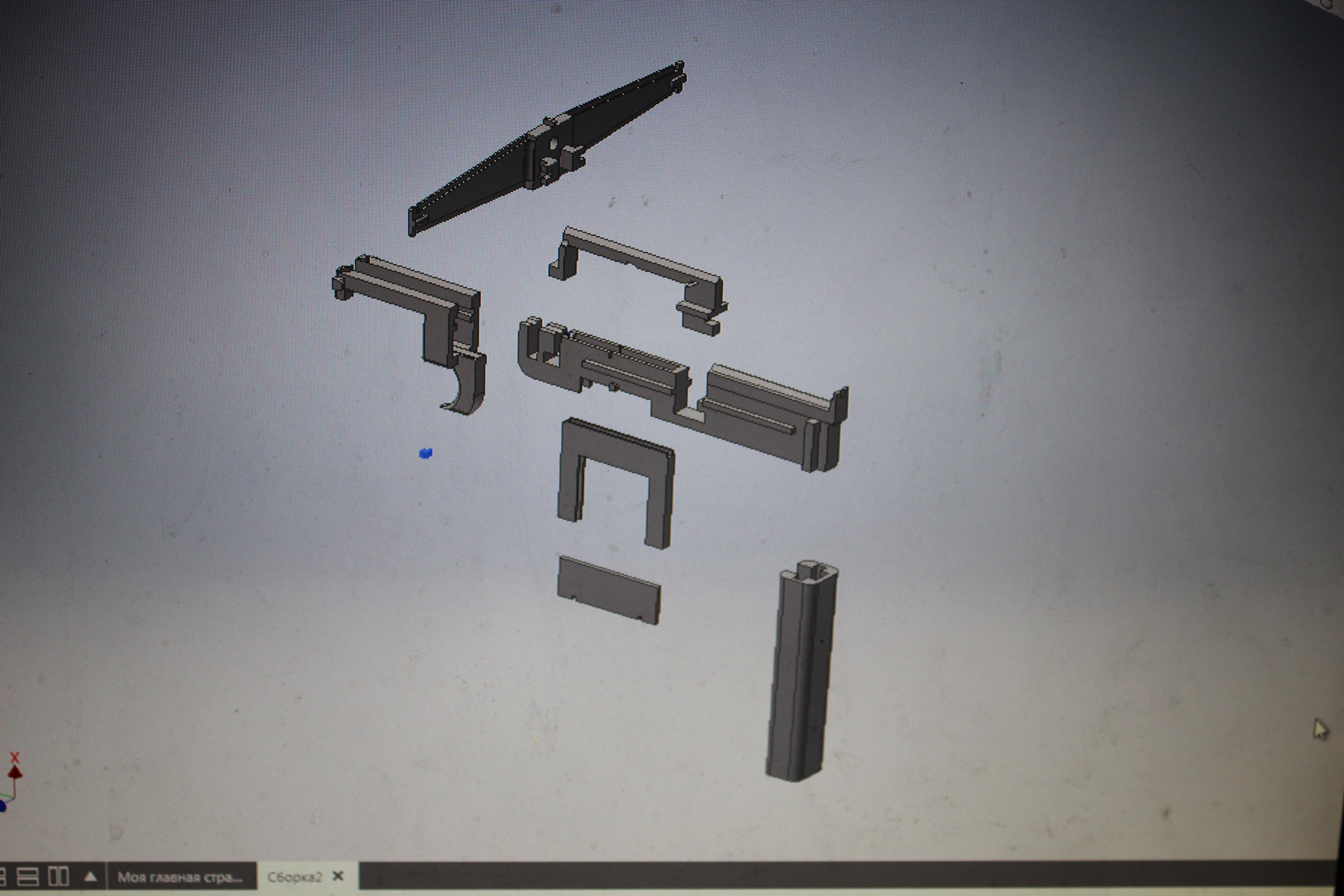 Арбалет скорострельный для зубочисток и болтов из ватных палочек.
