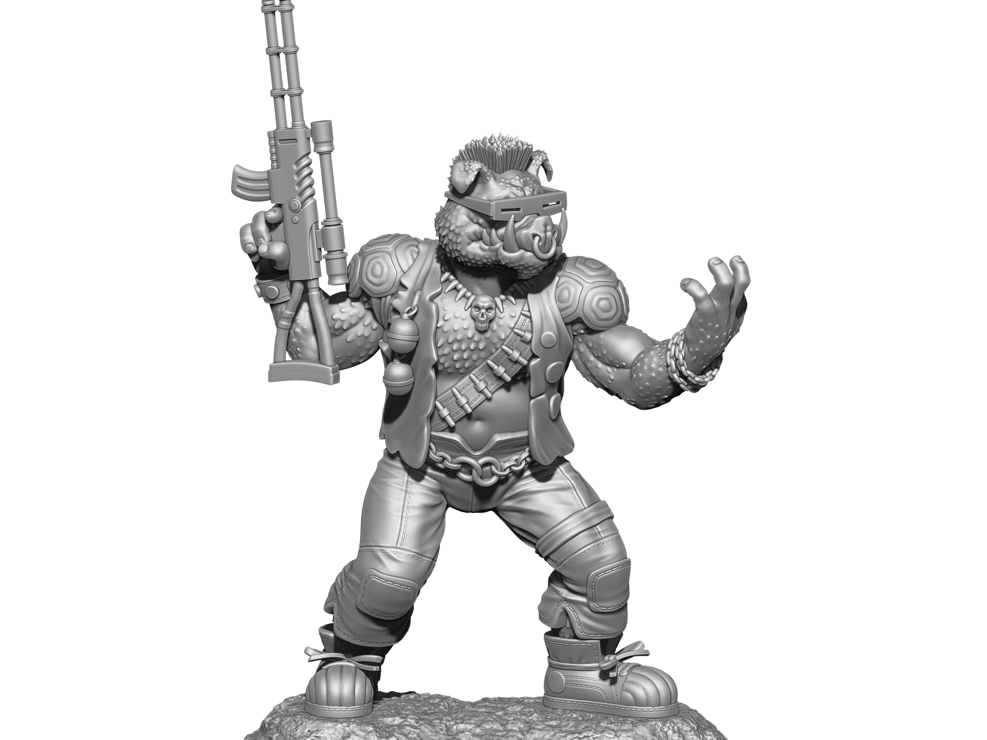 Бибоп TMNT 1987 для 3д печати STL