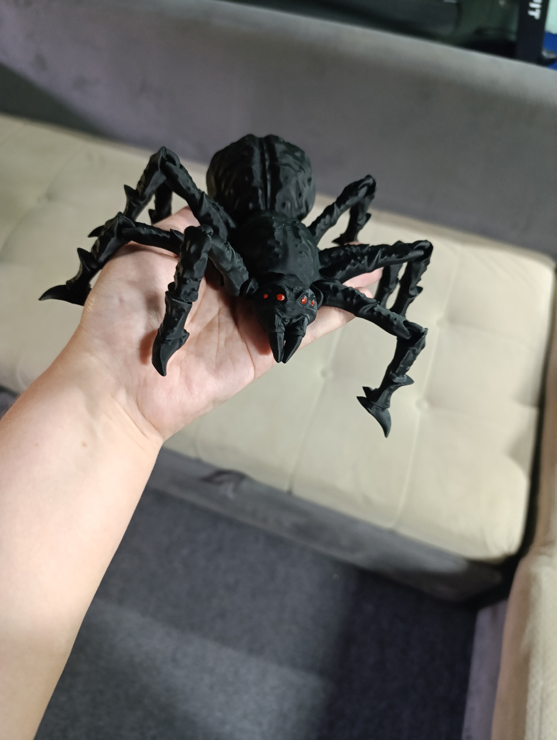 Паук подвижный stl