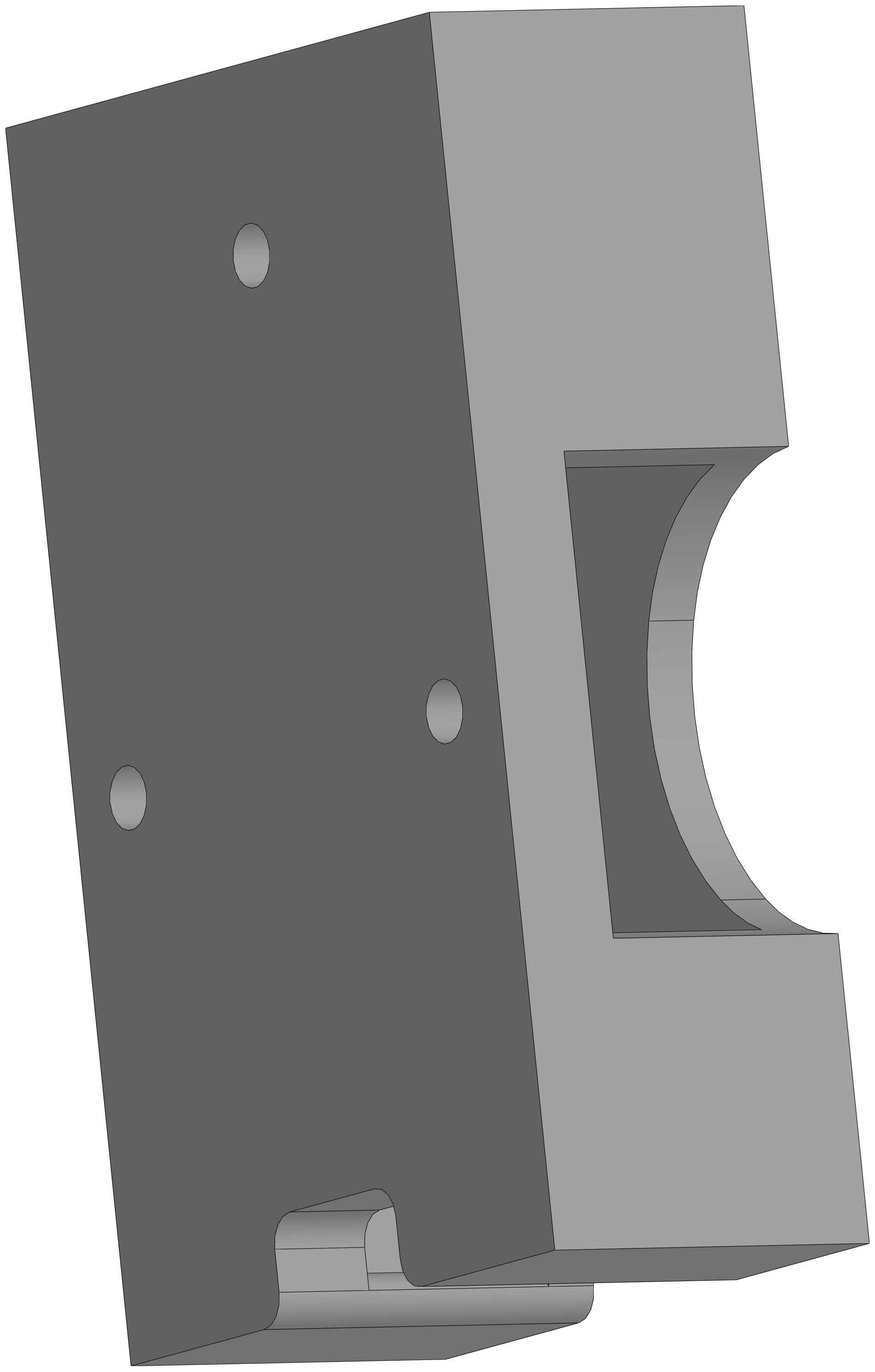 Угловой кронштейн для крепления на стену