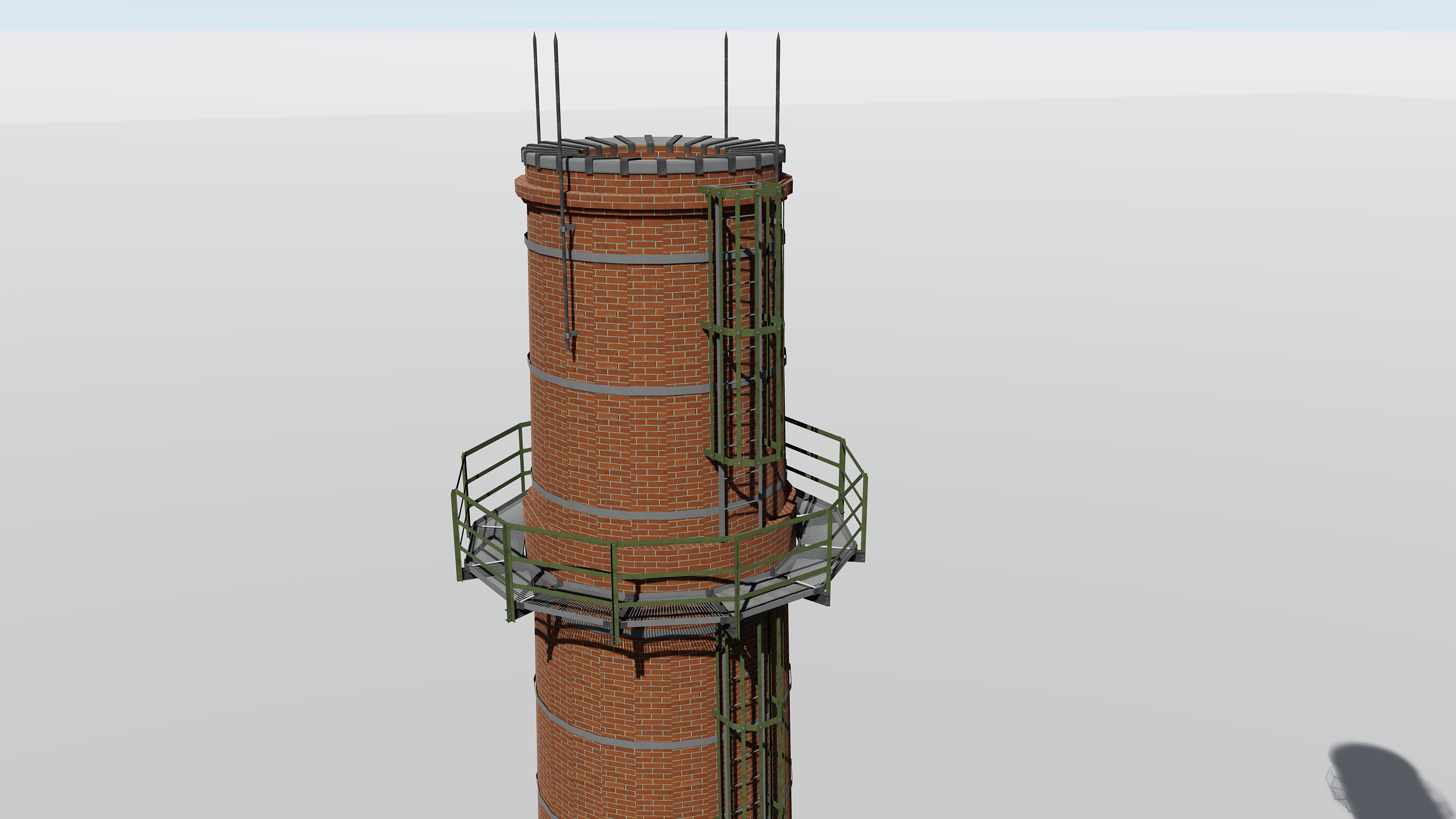 Кирпичные дымовые трубы