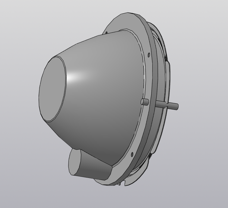 Заводской корпус фары Нива 21214 с гидрокорректором
