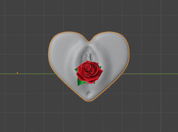 Магнит сердечко (18+)