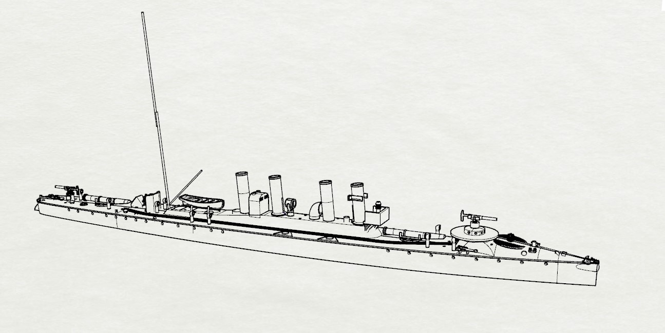 миноносец №65 (IJN)  1/350