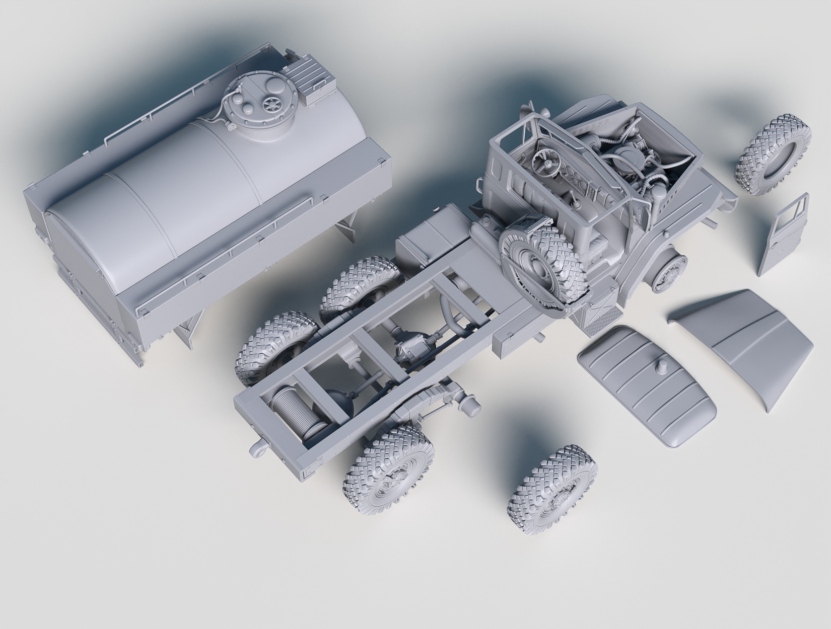 Бензовоз Урал-375(N3-T3)