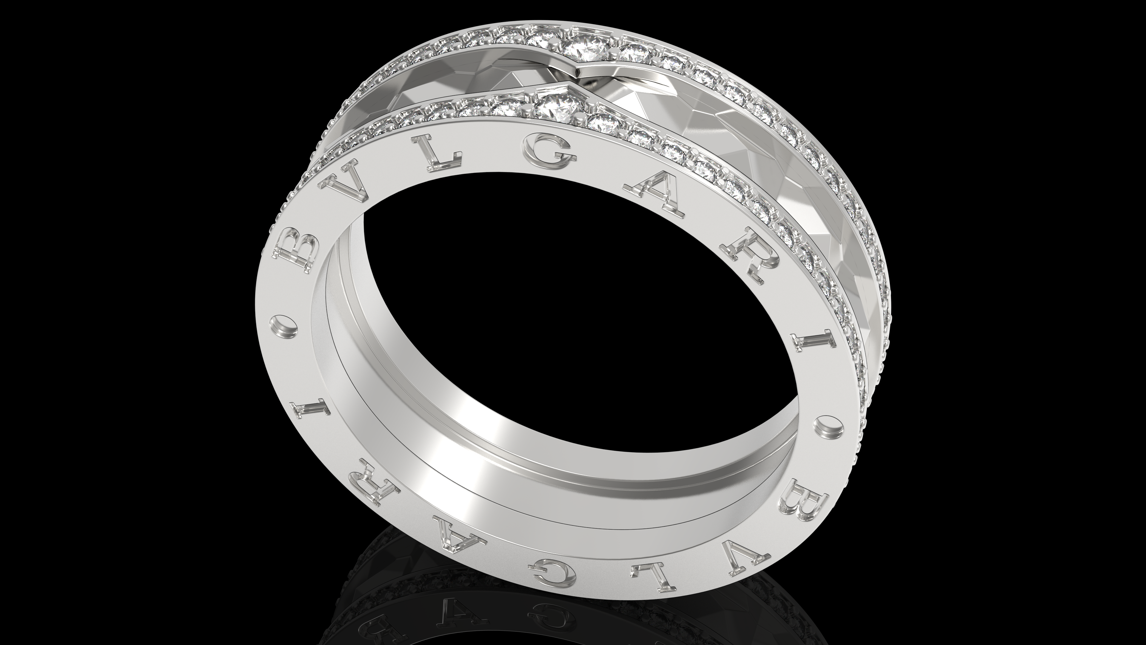 Кольцо Bvlgari BZero1 Rock 1