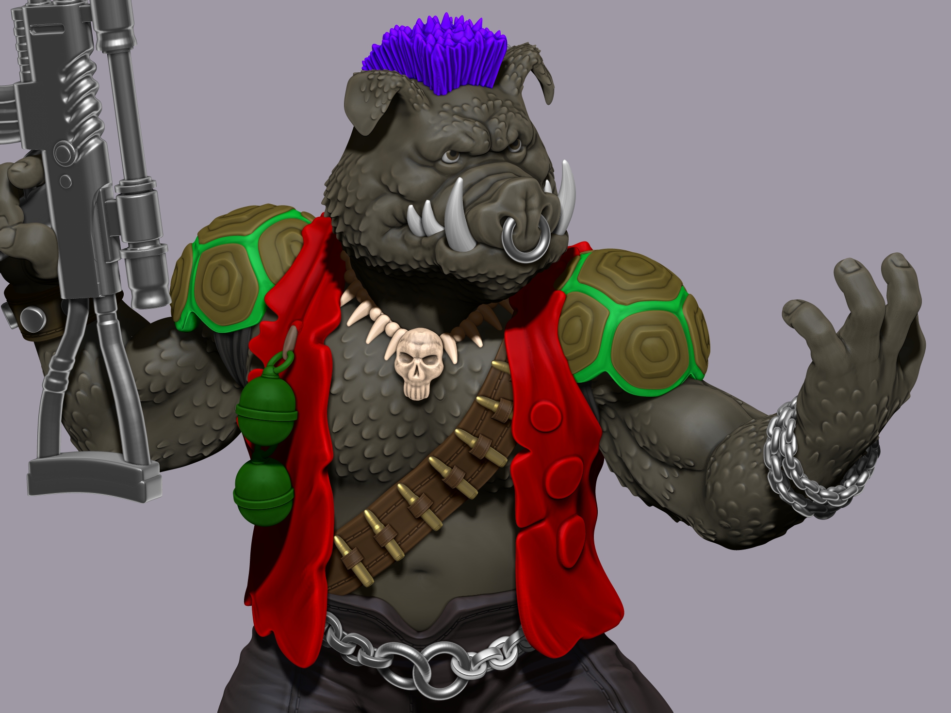 Бибоп TMNT 1987 для 3д печати STL