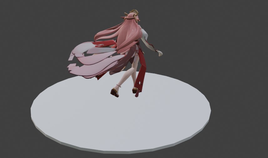 Yae Miko - Genshin Impact Printable Figure \ Яэ Мико - Геншин Импакт фигурка