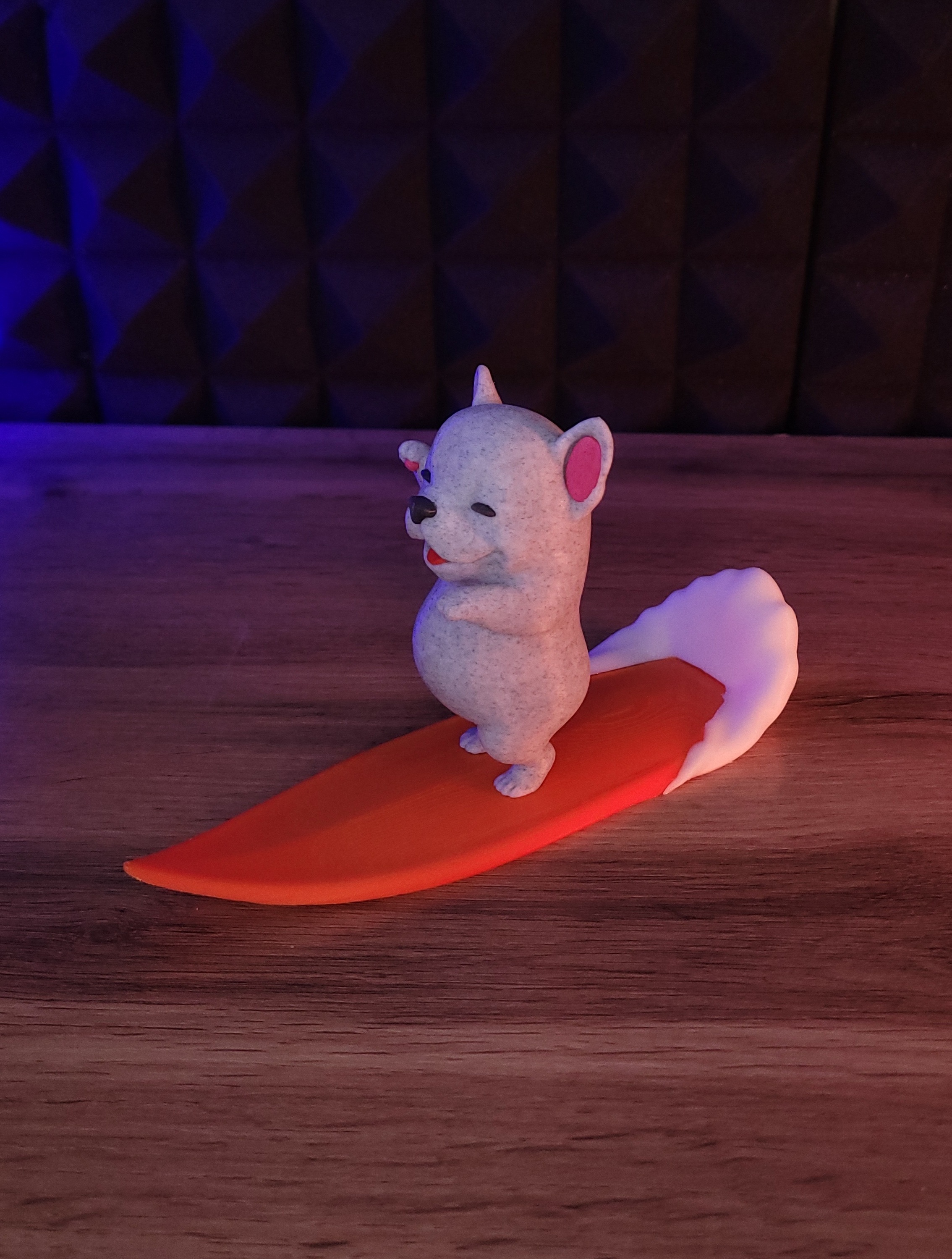 Мопс на серфе мем (chill dog) (pibble meme) (сборный и на магнитах)